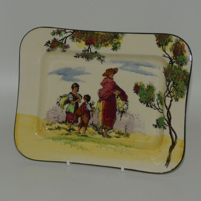 Royal Doulton Gleaners and Gypsies tray D4983