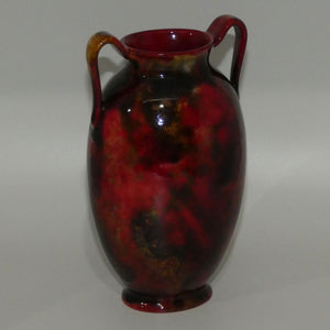royal-doulton-flambe-mottled-colour-2-handle-vase