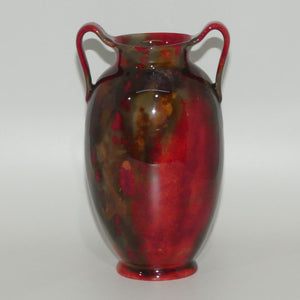 royal-doulton-flambe-mottled-colour-2-handle-vase-2