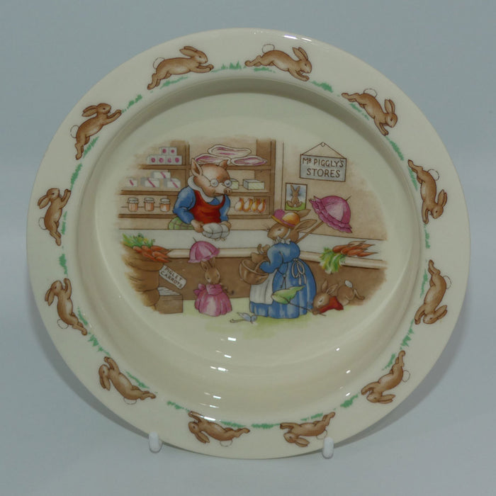 Royal Doulton Bunnykins Tableware Mr Piggly's Stores baby plate