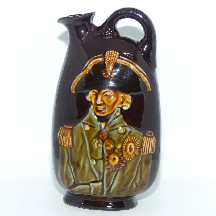 Royal Doulton Kingsware Nelson flask | Dewars Whisky | no stopper