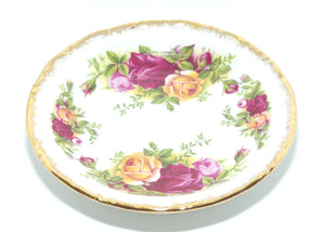 Royal Albert Bone China England Old Country Roses butter or jam dish
