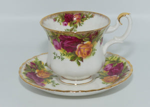 Royal Albert Bone China England Old Country Roses coffee duo | early stamp