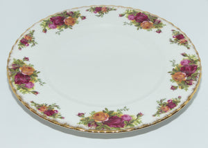 Royal Albert Bone China England Old Country Roses dinner plate | 26.5cm diam | early backstamp