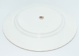 Royal Albert Bone China England Old Country Roses dinner plate | 26.5cm diam | early backstamp