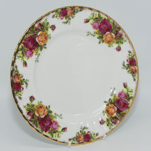 Royal Albert Bone China England Old Country Roses entree or salad plate | 20.5cm diam | early backstamp