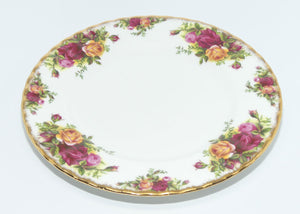 Royal Albert Bone China England Old Country Roses entree or salad plate | 20.5cm diam | early backstamp