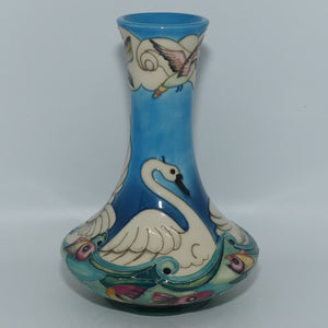 Moorcroft Pottery | Odyssey Swans 62/8 vase | Ltd Ed | Beverley Wilkes