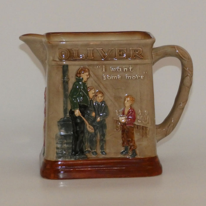 Royal Doulton Dickens Oliver asks for More relief jug