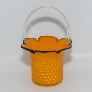 czech-art-glass-orange-hobnail-and-black-basket-1