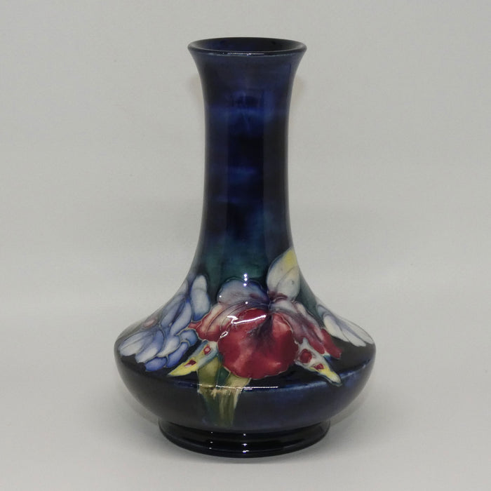 Walter Moorcroft Orchid (Blue) 62/6 vase (#2)
