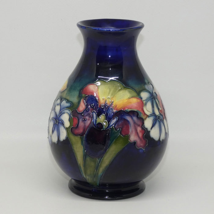 Walter Moorcroft Orchid (Blue) 7/6 vase #2