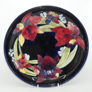 walter-moorcroft-orchid-blue-large-shallow-bowl