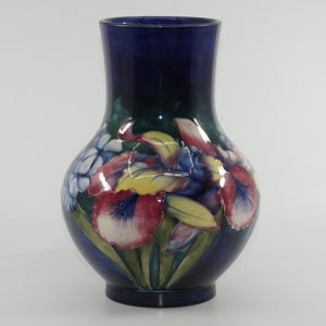 walter-moorcroft-orchid-blue-bulbous-vase