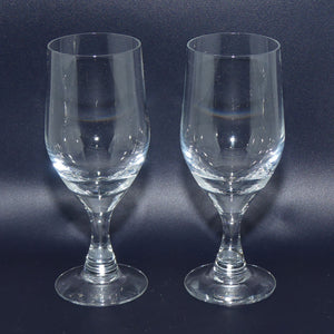 Vintage Dartington Crystal | Frank Thrower design | Pair of Small Wine Glasses 150ml