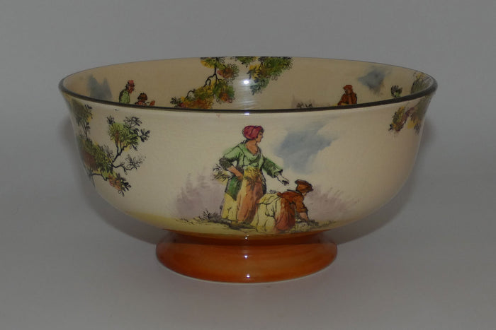 Royal Doulton Gleaners and Gypsies pedestal fruit bowl D4983