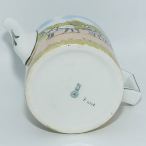 Royal Doulton Blue Sky | Coaching Days Pekoe shape teapot | E2768 Bone China