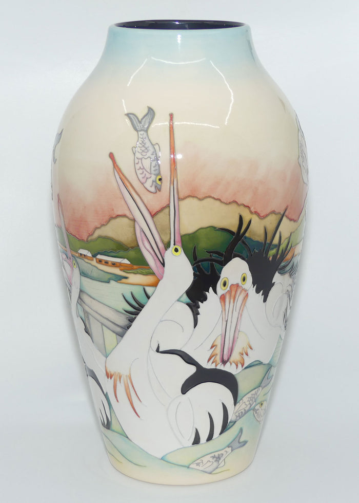 Moorcroft Pelican Parade 200/15 vase | TRIAL dated 23.5.2018