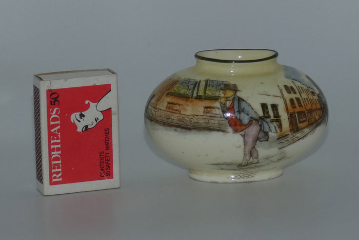 Royal Doulton Dickens Mr Pickwick miniature oval vase
