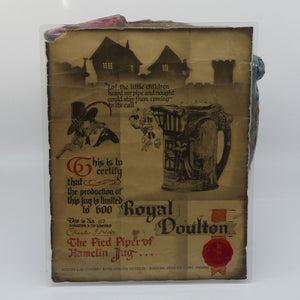 Royal Doulton The Pied Piper of Hamelin Loving Jug | LE 87/600