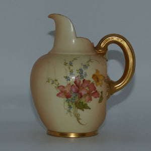 royal-worcester-blush-ivory-hand-painted-pink-floral-smaller-bulbous-jug