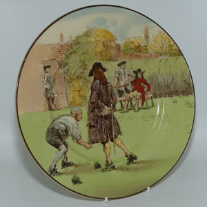 Royal Doulton Sir Roger De Coverley plate | Playing Bowls | c.1938