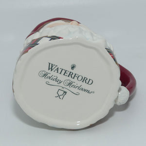 Waterford Holiday Heirlooms | Plaid Santa Plate and Mug set | Ltd Ed