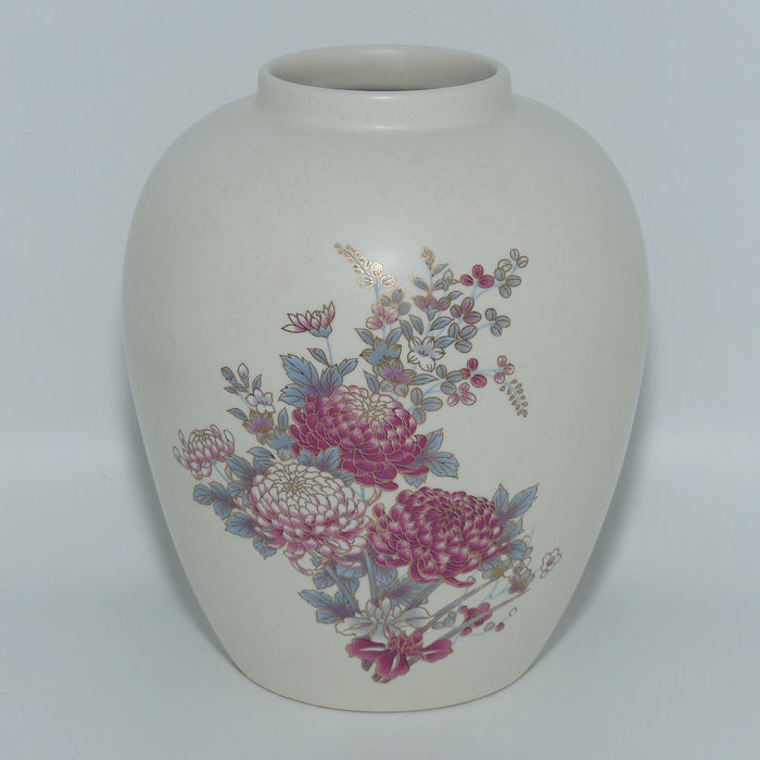 Poole Pottery floral vase | Peonies