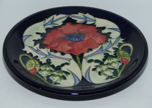 Moorcroft Pottery | Poppy 783/10 plate | Rachel Bishop