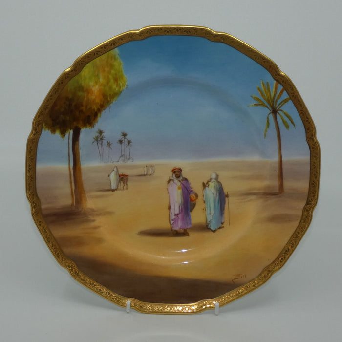 Royal Doulton hand painted Middle East plate (Price)