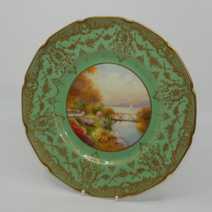 royal-doulton-hand-painted-gilt-lake-bridge-garden-plate-price