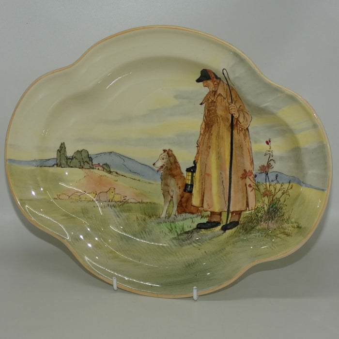 Royal Doulton Cotswold Shepherd quatrefoil shape bowl D5561 | #1