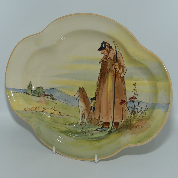 Royal Doulton Cotswold Shepherd quatrefoil shape bowl D5561 | #2