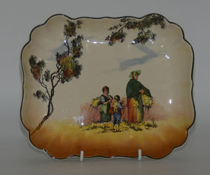 royal-doulton-gleaners-and-gypsies-rectagular-bowl-d6123