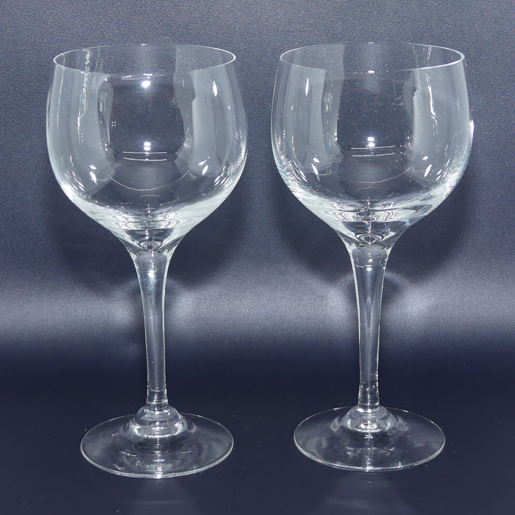 Vintage Dartington Crystal | Frank Thrower design | Pair of Red Wine Glasses 250ml