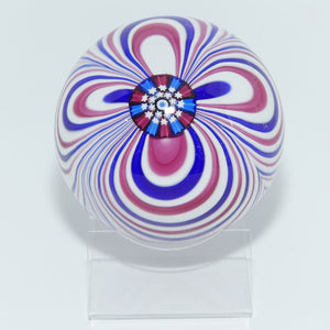 John Deacons Scotland Red White and Blue Marbrie paperweight #2