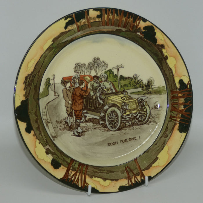 Royal Doulton Early Motoring plate D2406 Room for One! | Medium