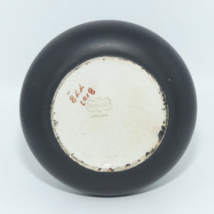 shelley-england-rose-on-black-roself-vase-8103