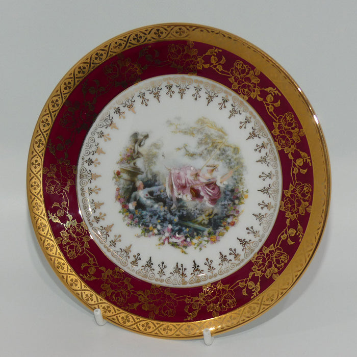Rehausst Main Limoges OR France Courting plate | Rouge | 16cm