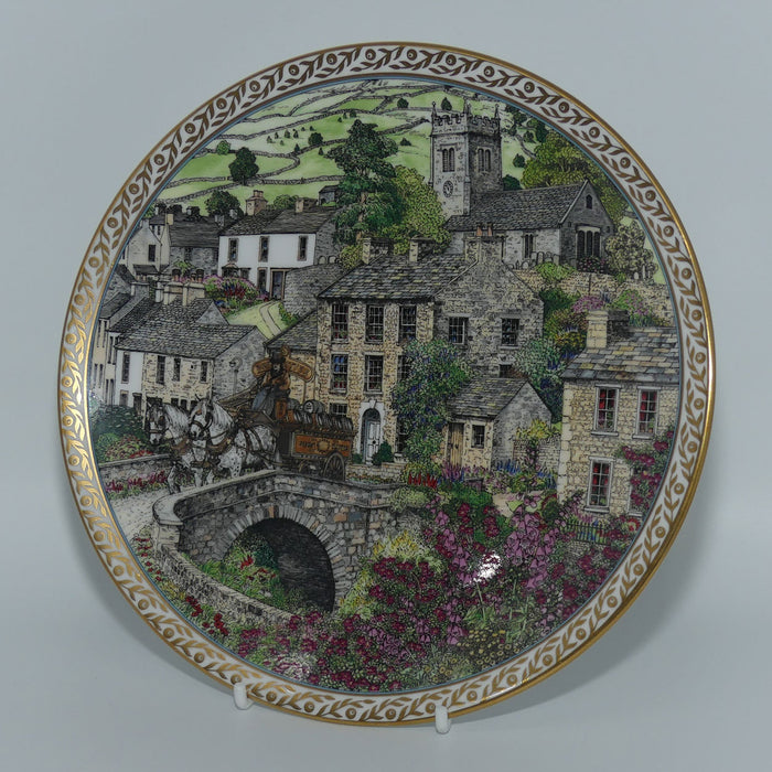 Royal Worcester Bone China plate | Villages series | MUKER | by Sue Scullard