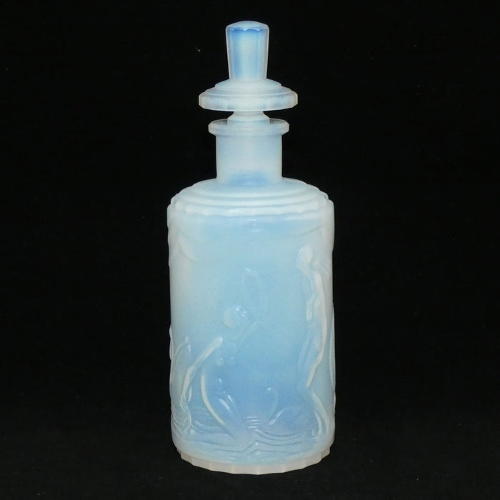 Sabino France Opalescent Glass Frivolite Perfume Bottle (#2)