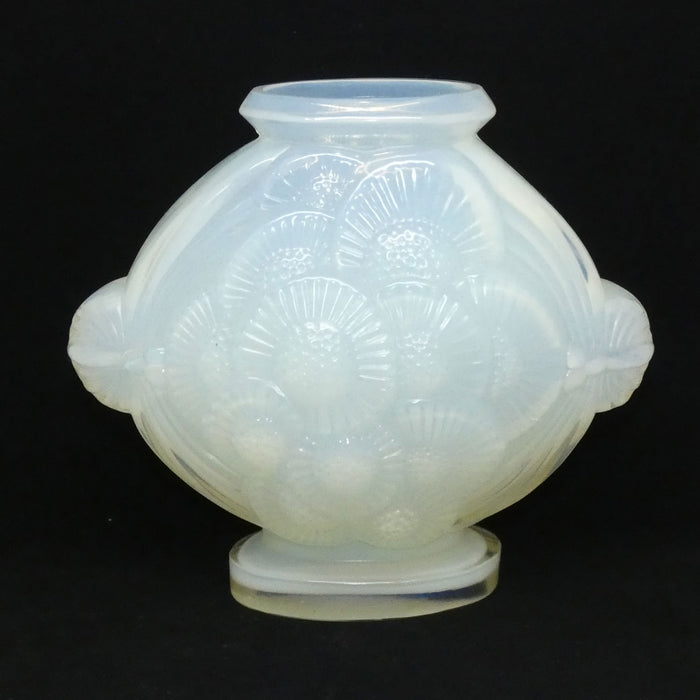 Sabino France Opalescent Glass Sunflowers vase
