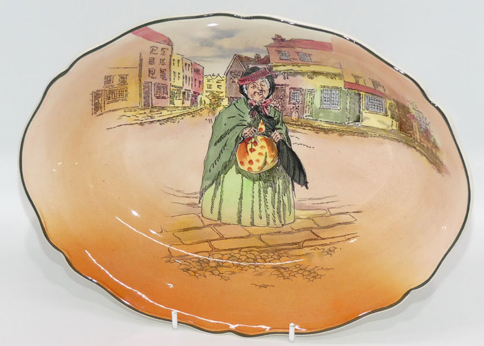Royal Doulton Dickens Sairey Gamp oval bowl D6327