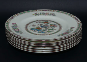 Wedgwood Bone China Kutani Crane pattern dinnerware | Salad plate 20.5cm | set of 6