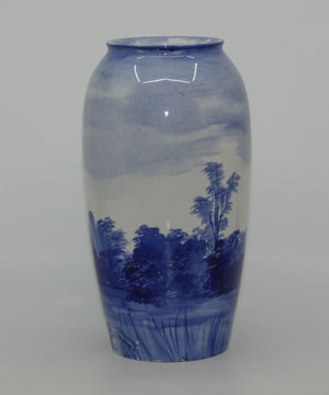 doulton-burslem-salisbury-cathedral-blue-and-white-vase