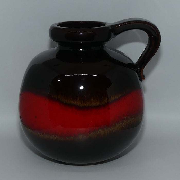 Vintage West German Scheurich Fat Lava banded jug | Shape 484 - 21