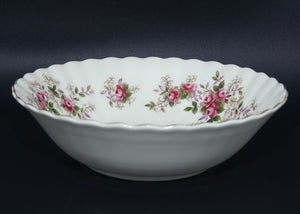Royal Albert Bone China England Lavender Rose set of 6 bowls | 16cm diam | early stamp