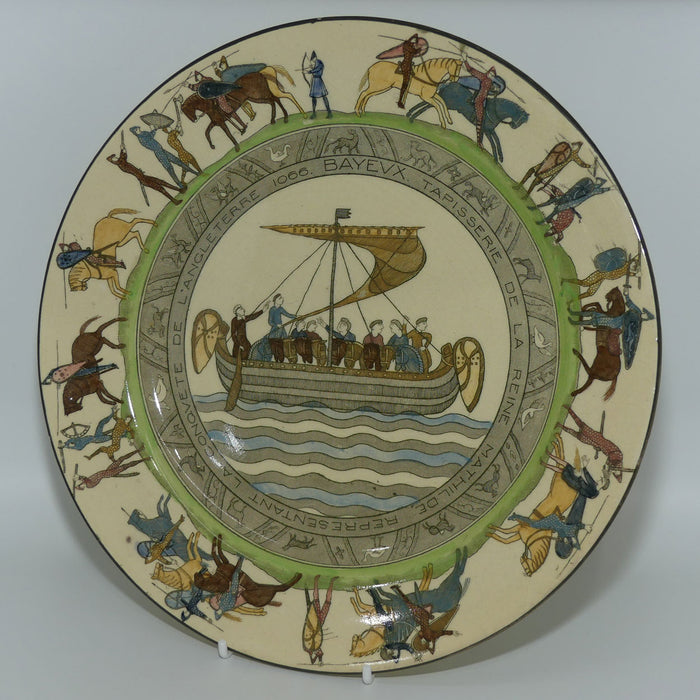 Royal Doulton Bayeux Tapestry plate D2873 | Ship at Sea
