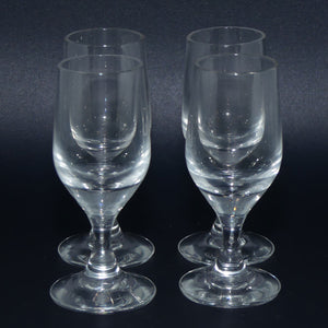 Vintage Dartington Crystal | Frank Thrower design | Set of 4 Shot Glasses 30ml