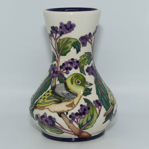 Moorcroft Pottery Silvereye vase | Shape 192/7 | Australian and NZ Exclusive